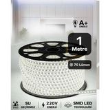 Hortum Esnek Serit LED Gün Isigi + 220V Fiş 1,2,3,4,5,10,15,20,25,50,100 Metre - 1 m - Beyaz