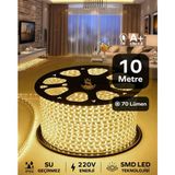 Hortum Esnek Serit LED Gün Isigi + 220V Fiş 1,2,3,4,5,10,15,20,25,50,100 Metre - 10 m - Gün Işığı