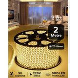 Hortum Esnek Serit LED Gün Isigi + 220V Fiş 1,2,3,4,5,10,15,20,25,50,100 Metre - 2 m - Gün Işığı
