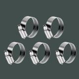 Hortum Kelepçesi Tork Ayarlı 10X16 Mm Paslanmaz Çelik Boru Metal Kelepçe Ayarlanabilir Klips 5 Adet
