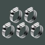 Hortum Kelepçesi Tork Ayarlı 22X36 Mm Paslanmaz Çelik Boru Metal Kelepçe Ayarlanabilir Klips 5 Adet