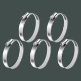 Hortum Kelepçesi Tork Ayarlı 25X42 Mm Paslanmaz Çelik Boru Metal Kelepçe Ayarlanabilir Klips 5 Adet