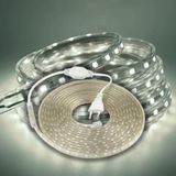 Hortum Şerit Led Dış Ortam, Bahçe, Açık Alan Aydınlatma 220v Fişli SB-6539 (Beyaz, 40 Metre)