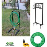 Hortum Toplama Aparatı Bahçe Su Hortumu Dolama Makarası Standlı Metal Hortum Dolama - Standart