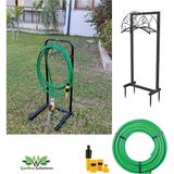 Hortum Toplama Aparatı Bahçe Su Hortumu Dolama Makarası Standlı Metal Hortum Dolama