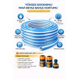 HortumEvi 30 Metre 1/2'' Örgülü PVC Premium Bahçe Hortumu – Kalın Etli, Hediyeli | Manolya Serisi