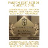 Horus Nefertem TEST SETi-01 - 6 Adet x 3ml Parfüm Keşif Seti Deneme Boyu Seti Erkek Parfümler