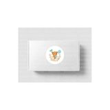 Hoş Geldin Bebeğim Etiketi Ayıcık Baskılı Yuvarlak Mat Çıkartma Cute Round Sticker 4 Cm (45 Adet)