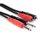 Hosa CPR204 Çift Kablo (6,3 mm TS Jak 4 m)