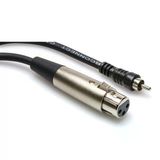 Hosa Rca (M) - Xlr (F) Balanssız Kablo 3 M (Xrf-110) Rca (Erkek) - Xlr (Dişi) Balanssız Kablo, 3Mt. Xrf-110