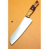 Hoşcanlar Japon Santoku Şef Bıçağı 4116 Çelik Hibrit Zeytin Epoksi Gövde