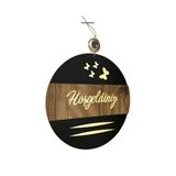 Hosgeldiniz Yazili Ahsap Dekoratif Kapı Süsü