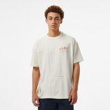 Hoss x Gant New Generation Contrast Graphic Erkek Beyaz T-Shirt - 113-Beyaz - L