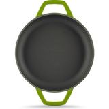 Hosse Yeşil 19 cm Çift Kulplu Sahan