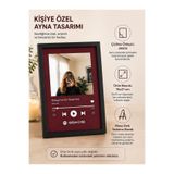 hot flowers Dünyanın en güzel kızı aynalı tablosu makyaj aynası çerçeve Sevgiliye anlamlı hediye Spotify kodu detaylı