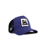 Hot Girl Club Logolu Siyah-Mavi Trucker Şapka