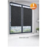 HOT POWER Güneşten Koruyan Ayarlanabilir Tüm Araçlara ve Ev Camlara Uyumlu Vantuzlu Pencere Perdesi 50x125
