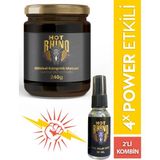 Hot Rhino Ballı Atom Kuvvet Macunu 240GR ve 1 Adet Gec Sprey - 1 Paket