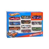 Hot Wheels 10 Lu Araba Seti Çocuklar İçin 3+ Yaş Eğlenceli Oyun Malzemesi - Kırmızı