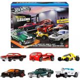 Hot Wheels 1:64 Ölçekli Metal Oyuncak Araba Ve Kamyonlar, Özel Süslemelere Sahip 6'Lı Hw Legends Ara