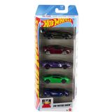 Hot Wheels 1806 Araba Seti HW Motor Show, 5'li Oyuncak Araba Seti, Renkli