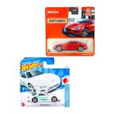 HOT WHEELS 2 Araç Mazda Set - Hot Wheels Rx-7 & Matchbox Rx-8 (1/64), Oyuncak Araba