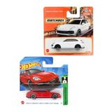 HOT WHEELS 2 Araç Porsche Set - Hot Wheels Panamera Turbo S & Matchbox Cayenne Turbo (1/64), Oyuncak Araba