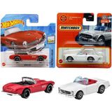 Hot Wheels 2 Araç Set - Bmw 507 & Matchbox 1963 Mercedes-Benz 230 Sl (1/64) Kb, Oyuncak A