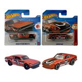 Hot Wheels 2 Araç Set - Datsun 240Z & Nissan Skyline 2000 GT-R (1/64) ( Kiremit )