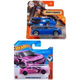 Hot Wheels 2 Araç Set - Hot Wheels '20 Dodge Charger Hellcat & Matchbox 2018 Dodge Charger (1/64)