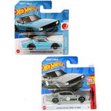 HOT WHEELS 2 Araç Set Nissan Skyline 2000GT-R Lbwk (1/64) Mavi & Gri, Oyuncak Araba
