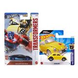 Hot Wheels 2 Araç Transformers Set - Bugatti Veyron & Bumblebee (1/64)