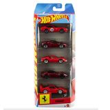 Hot Wheels 5 li Ferrari Araba Seti JLN12