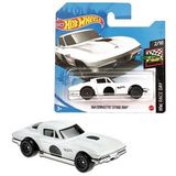 Hot Wheels - 64 Corvette Sting Ray - Beyaz (1/64) 2021 Serisi