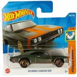 Hot Wheels - ´69 Dodge Charger 500 - Muscle Mania 3/10 - HCV71 - Kısa Kart - Tema - Gri Metalik - Mattel 2022