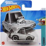 Hot Wheels - ´70 Dodge Charger - Tooned 1/5 - Htd86 - Short Card - Fast & Furious - Metalik Gri - Ma