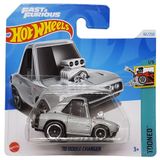 Hot Wheels - ´70 Dodge Charger - Tooned 1/5 - HTD86 - Short Card - Fast & Furious - metalik gri - Mattel 2024 – 1:64