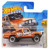 Hot Wheels - ´73 Jeep J10 - Baja Blazers 3/10 - HKG61 - Short Card - turuncu metalik - BFGoodrich - Mattel 2023 - 1:64