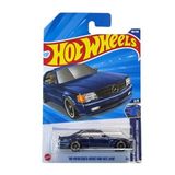 Hot Wheels - '89 Mercedes-Benz 560 Sec Amg (1/64) Dark Blue - Long Card