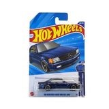 Hot Wheels - '89 Mercedes-Benz 560 Sec Amg (1/64) Mavi - Yurt Dışı Uzun Kartonet