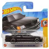 Hot Wheels - '89 Mercedes-Benz 560 SEC AMG - HW Turbo 4/5 - HKG45 - Kısa Kart - Siyah - Mattel 2023