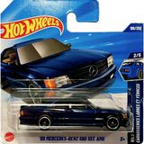 Hot Wheels - '89 Mercedes-Benz 560 Sec Amg – Jbb85 - Wild Widebody 2/5 - Koyu Mavi Lüks Coupe 1:64 Ö