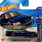 Hot Wheels - '89 Mercedes-Benz 560 SEC AMG – JBB85 - Wild Widebody 2/5 - Koyu Mavi Lüks Coupe 1:64 Ölçekli, Resmi Lisanslı Mercedes Modeli - Mattel 2025 (186/250) - 1:64