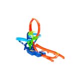 HOT WHEELS Akrobasi Pistleri™ Havada Çarpışma oyun seti, oyuncak araba, motorlu hızlandırıcı JFD12