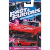 Hot Wheels Auto Custom Corvette Stinggrey Coupe - Fast And Frious Kadınlar - Model Döküm Ölçeği 1:64