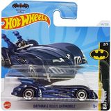 Hot Wheels - Batman & Robin Batmobile - Batman 2/5 - Htd51 - Short Card - Dc - Koyu Mavi - Mattel 20