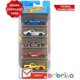 Hot Wheels Beşli Araba Seti 2020 Corvette GTN35 - Renkli