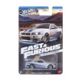 HOT WHEELS Brian O'Conner 3/5 - Hot Wheels Nissan Skyline GT-R (BNR34) (1/64) Fast & Furious, Oyuncak Araba