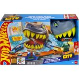 Hot Wheels City™ Köpek Balığı Macerası Oyun Seti™ ve 1:64 Ölçekli Metal Oyuncak Araba JHL96