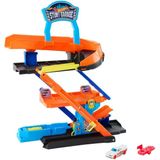 Hot Wheels City Oyuncak Araba Ve Pist Seti, Dönüştürülebilir Maceraya Başlangıç Garajı Oyun Seti, 1: